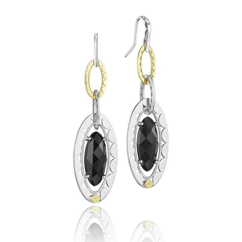 Tacori Sterling 18k Onyx Briolette Link Earrings